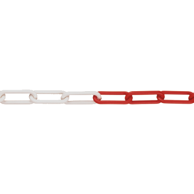 <u>Traffic-Line FlexPin 1050mm Red and White Plastic Chain Post with Base</u>